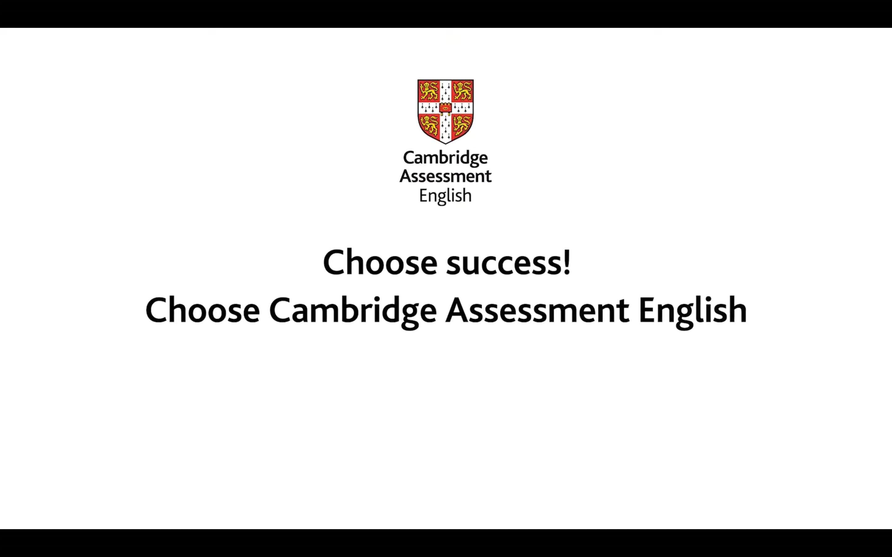 TVC Cambridge Assessment English