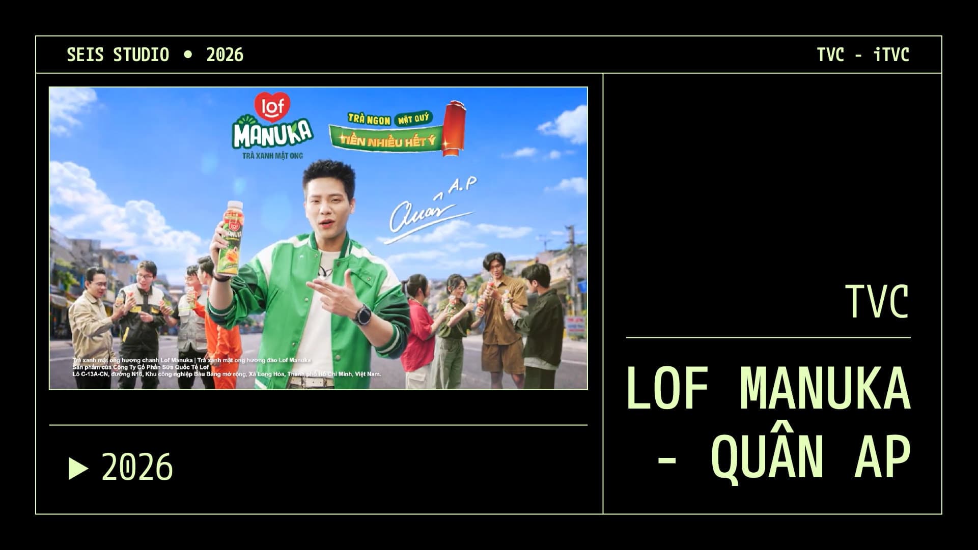 TRÀ XANH MẬT ONG LOF MANUKA - QUÂN AP