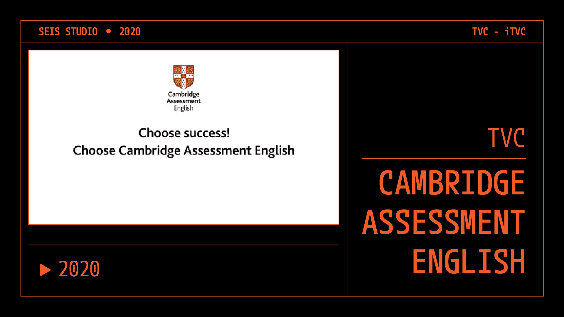 TVC Cambridge Assessment English