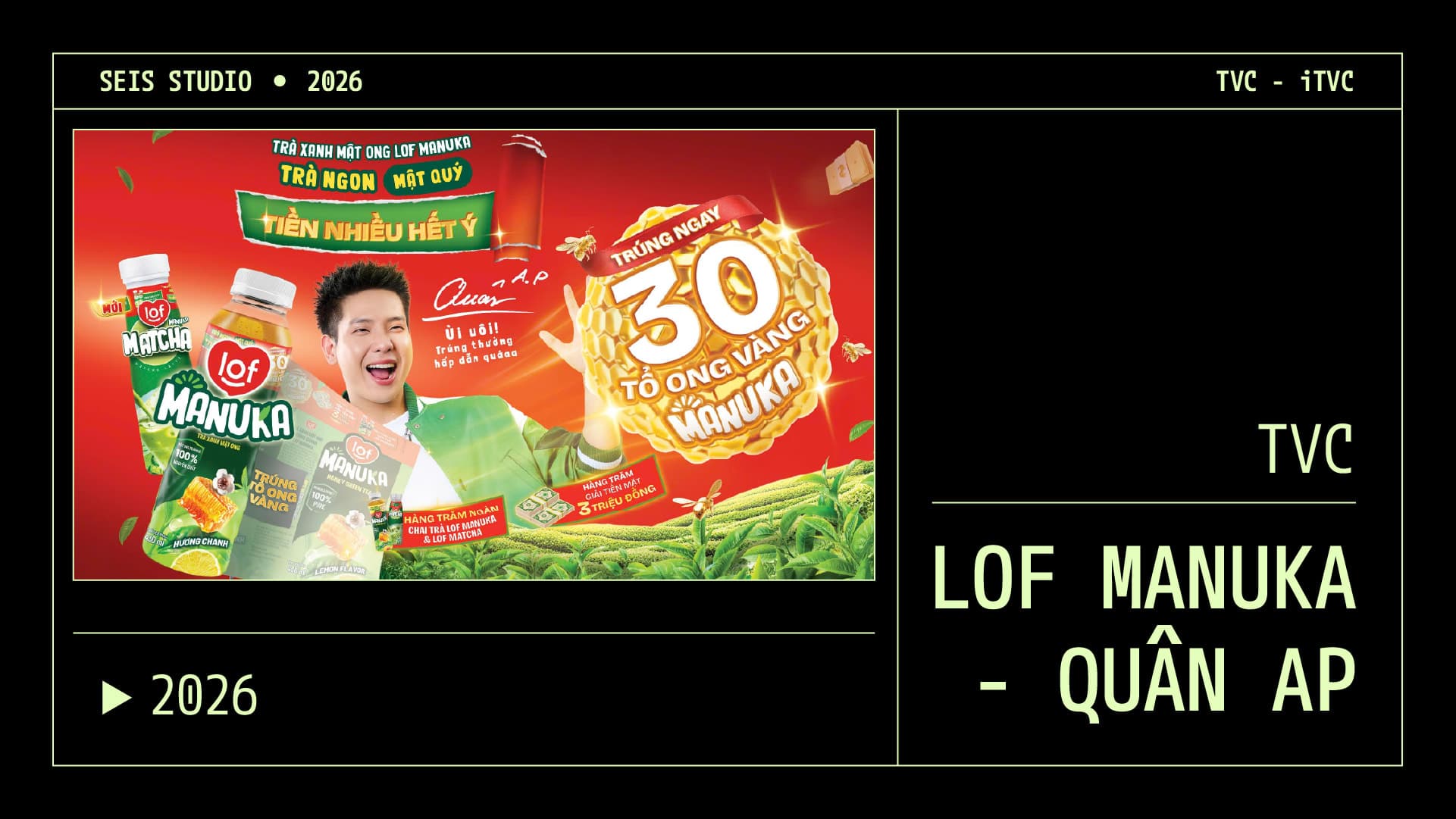 TRÀ XANH MẬT ONG LOF MANUKA - QUÂN AP