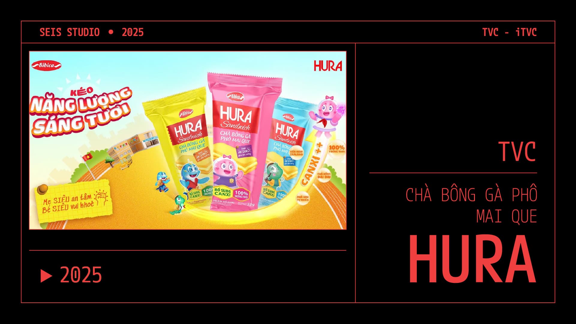 TVC HURA Chà bông gà Phô mai que 